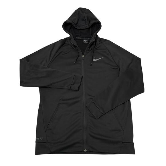 Nike Other - Nike Hoodie Dri-FIT Full Zip Hooded Fleece Training Men's Size Large 931996-010